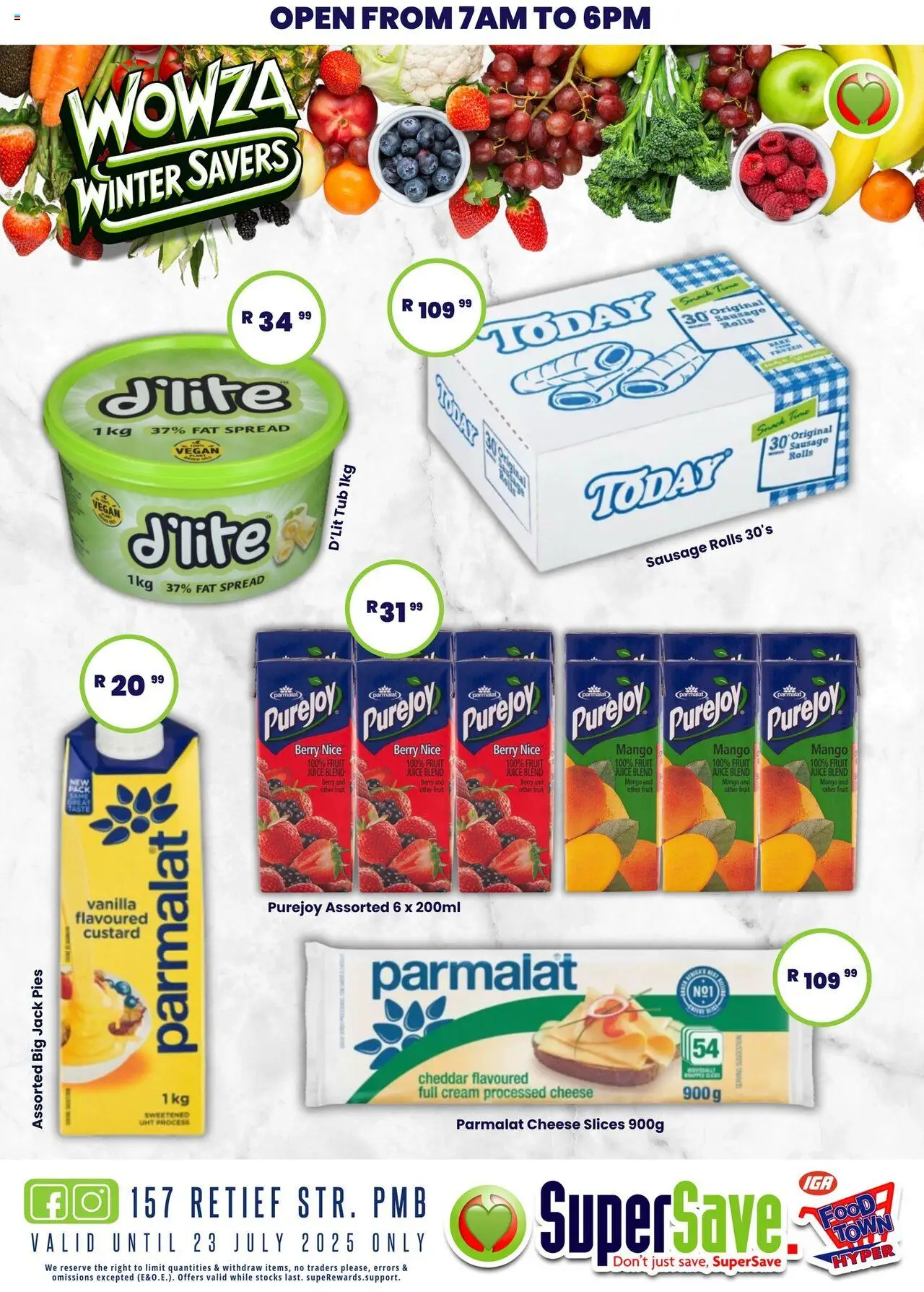 Super Save Specials - page 19- valid from 18/07/2025