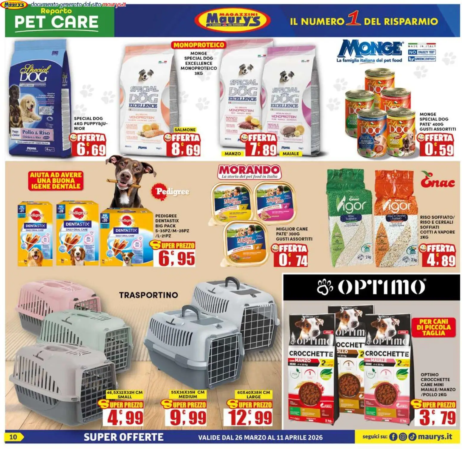 Maury's volantino - pagina 10 - valido dal 26/03/2026