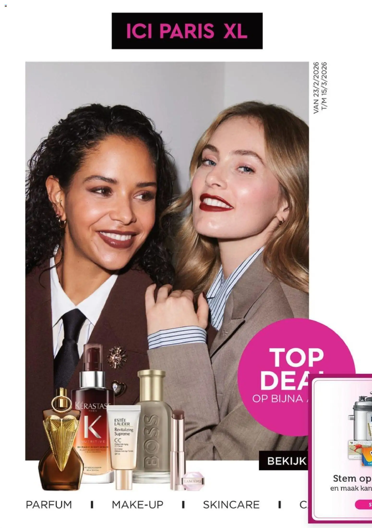 ICI Paris XL - Folder - pagina 1- geldig vanaf 23-02-2026