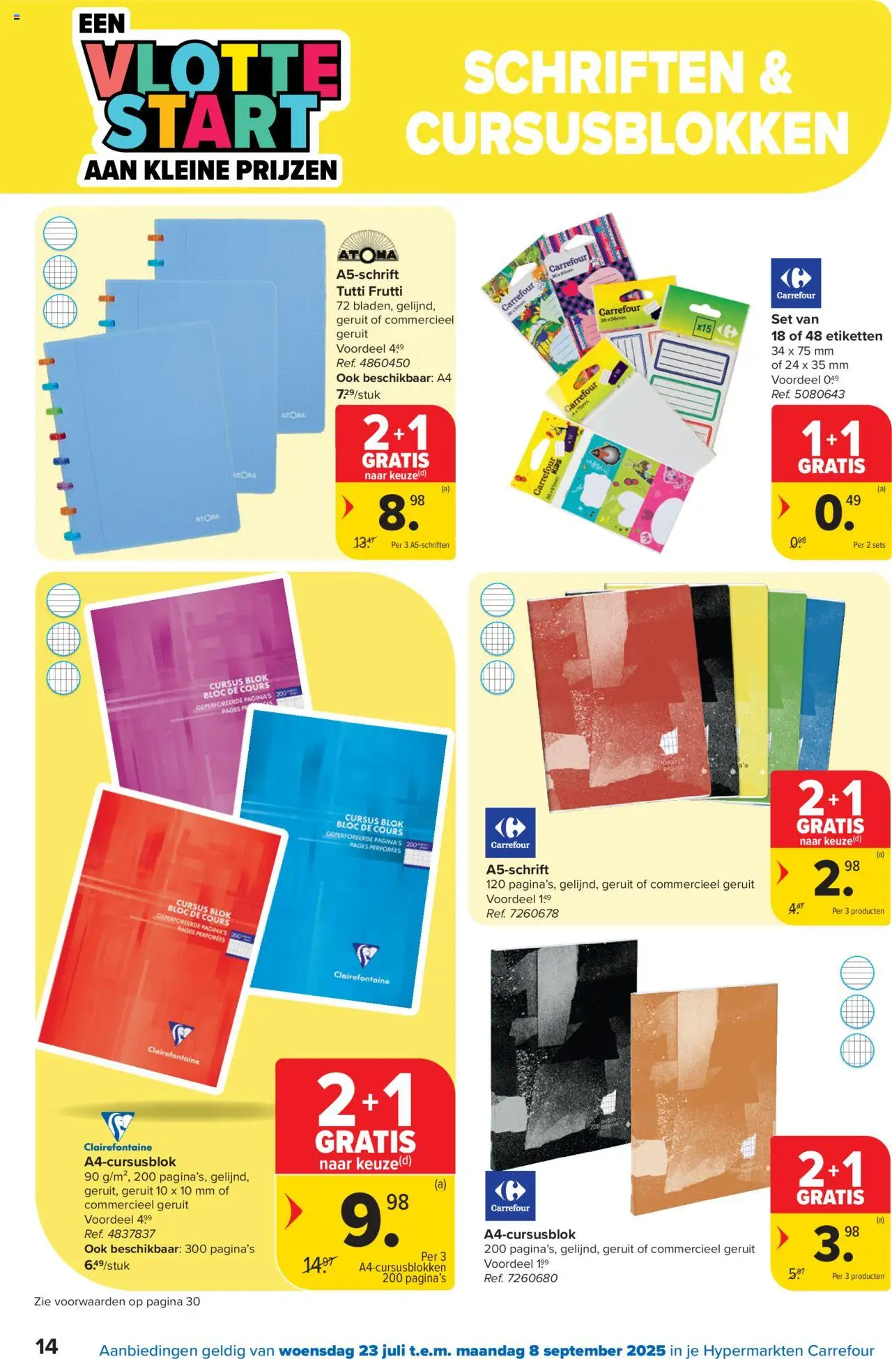 Carrefour - Hypermarkten Back to School - pagina 14- geldig vanaf 23/07/2025