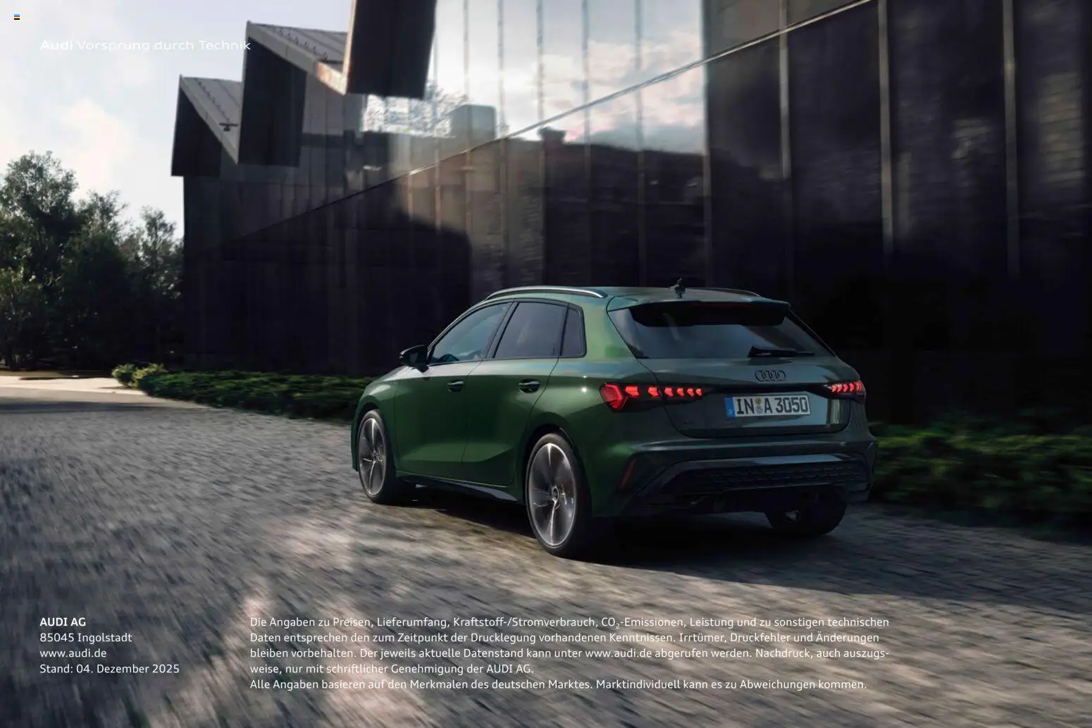 Audi A3 - Seite 164 - gültig ab 28.10.2025