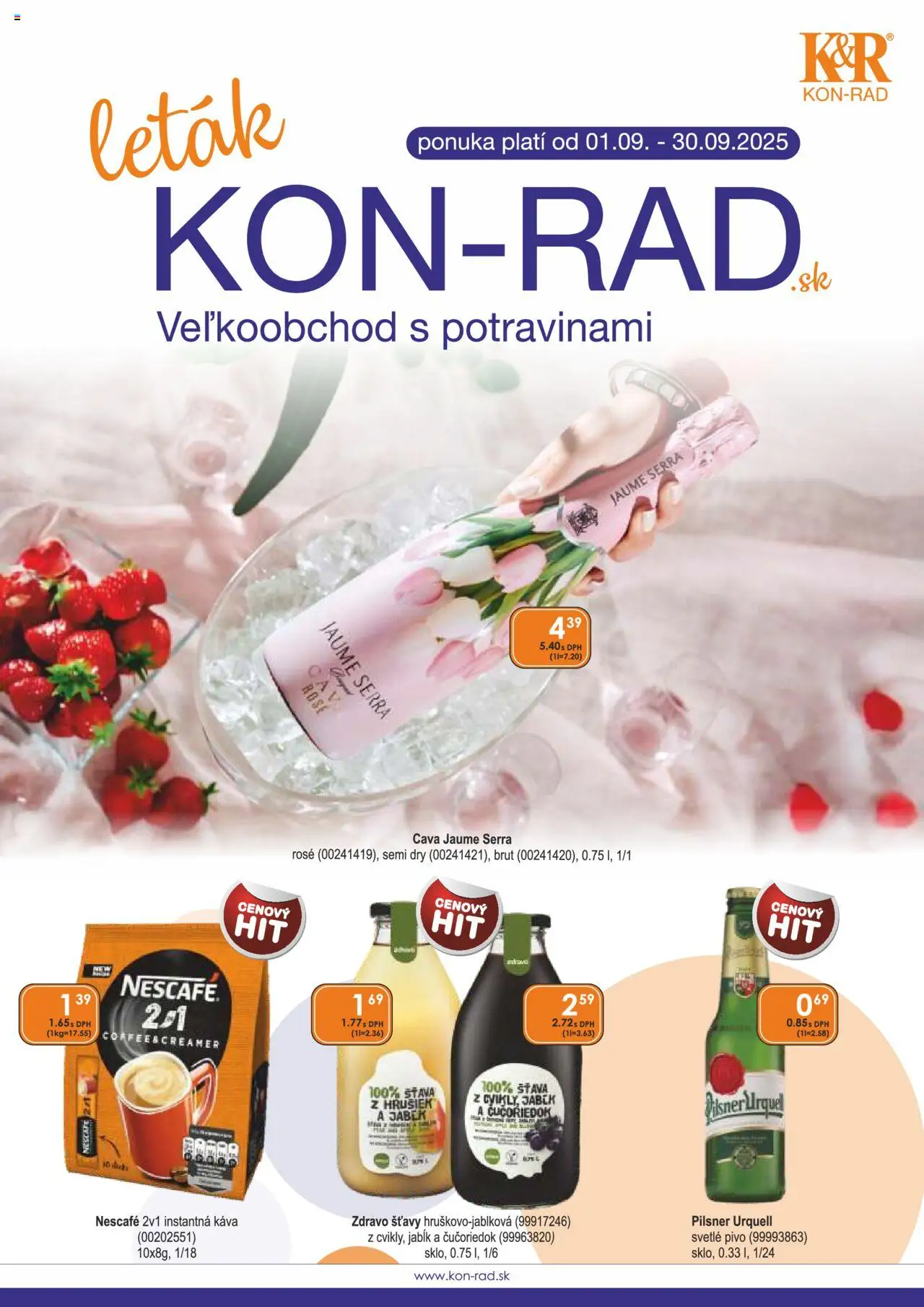 KON - RAD leták - strana 1- platný od 01.09.2025