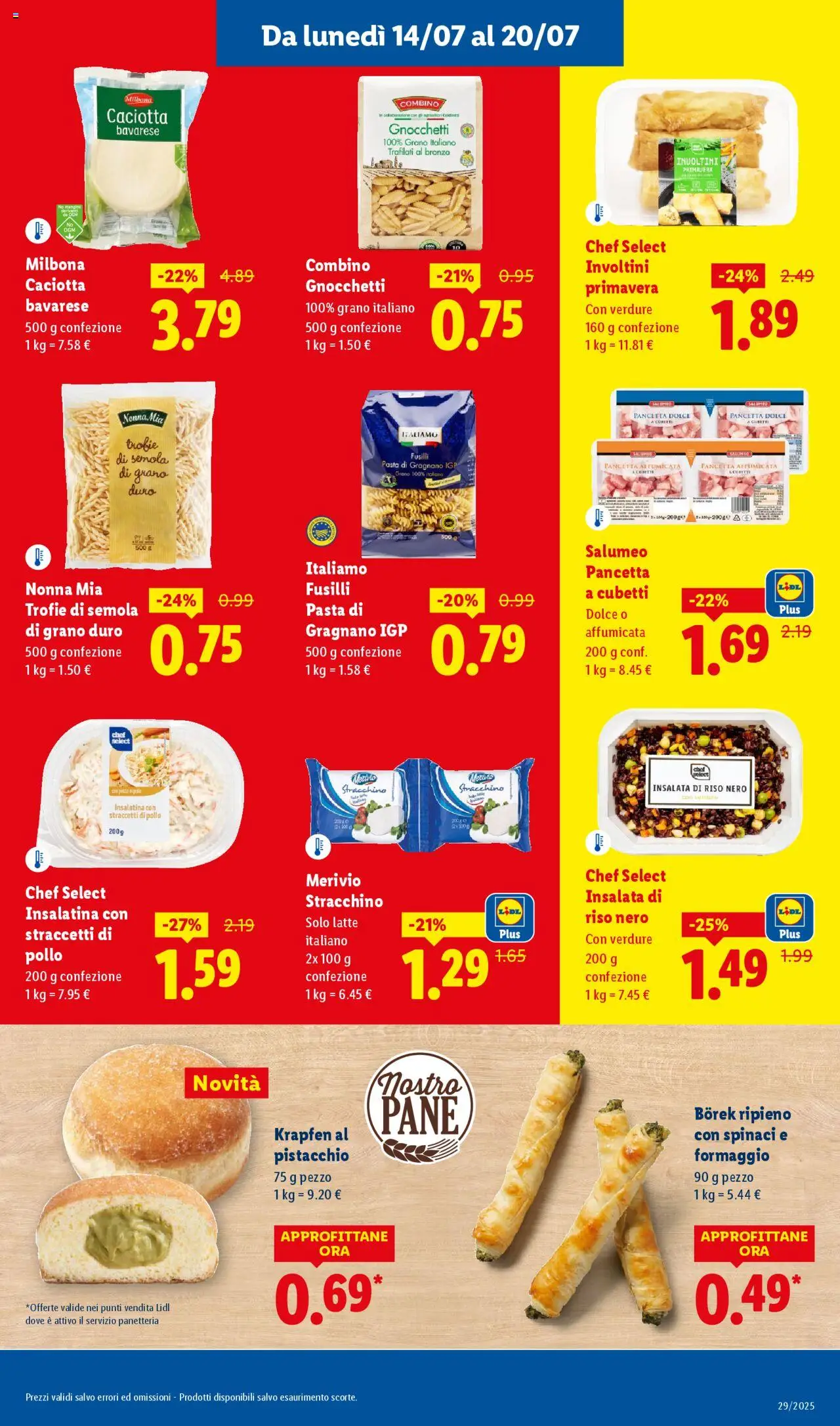 Volantino Lidl	 - pagina 9 - valido dal 14/07/2025