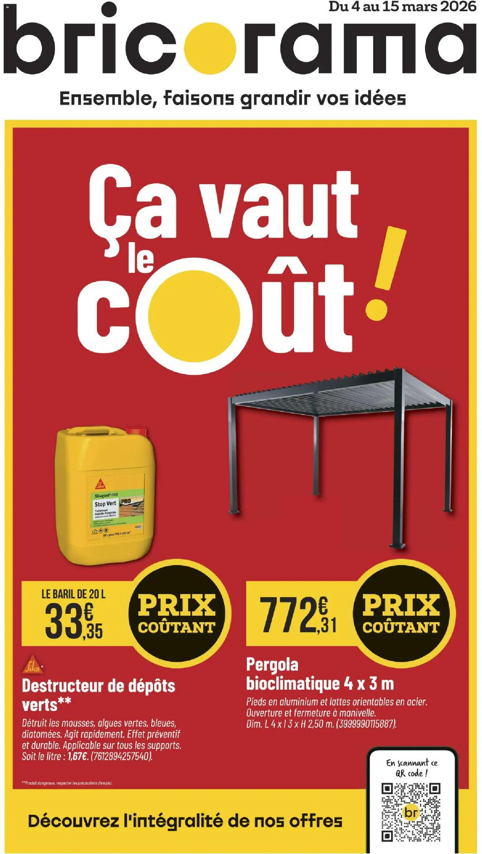 Bricorama catalogue - page 1 - valable à partir du 04/03/2026