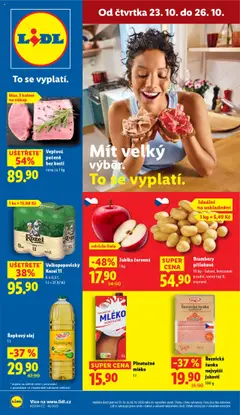 Náhled Lidl leták platný od 23.10.2025