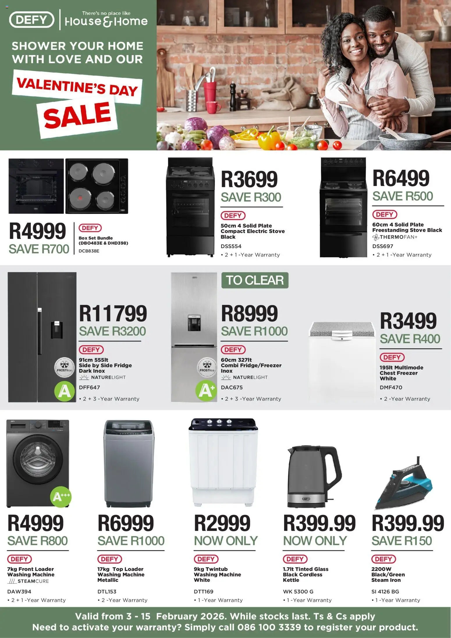 House and Home Defy Valentine's Day Sale - page 1- valid from 03/02/2026