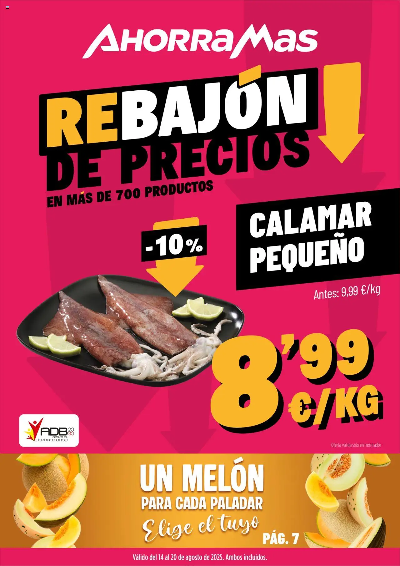 AhorraMas folleto - Página de 1 - Válido desde 14/08/2025