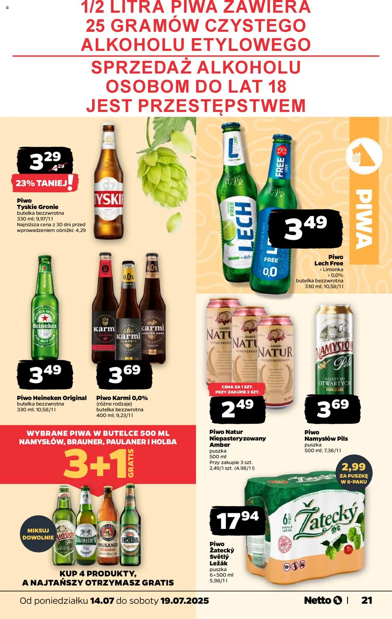 Netto gazetka - Spożywcza - strona 21- ważny od 14.07.2025