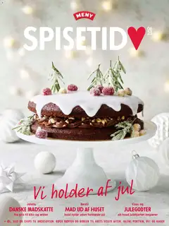 Forhåndsvisning Meny - Spisetid gyldig fra 28/11/2025