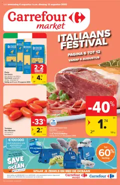 Carrefour market folder week 32 geldig vanaf 06/08/2025