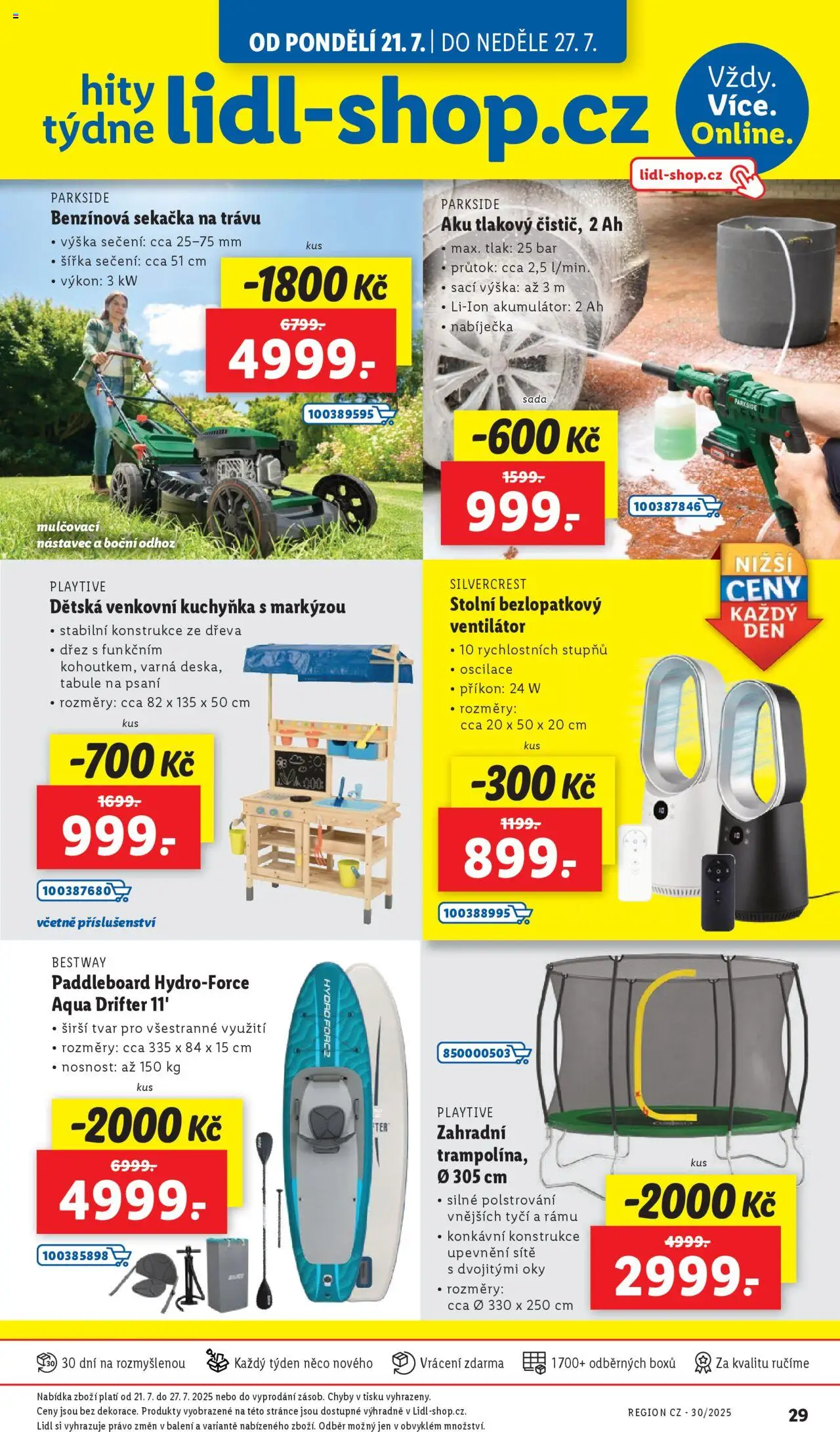 Lidl leták - Hity týdne - strana 1- platný od 21.07.2025