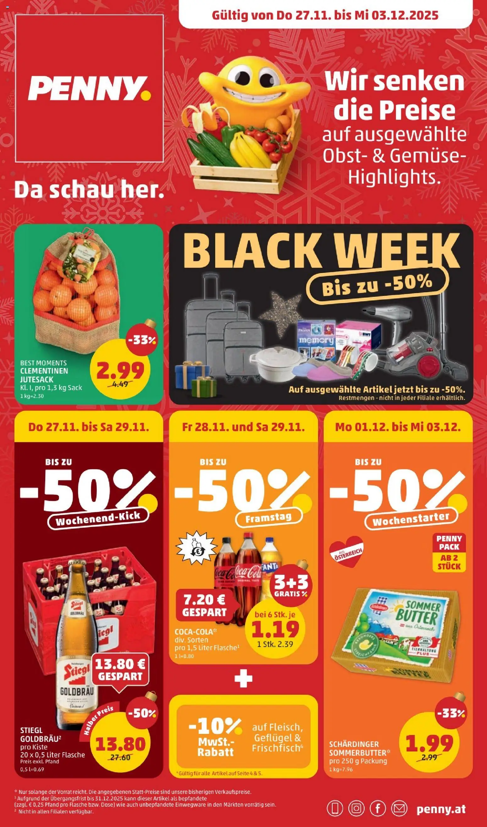 Penny Markt - Black Friday - Seite 1- gültig ab 27.11.2025