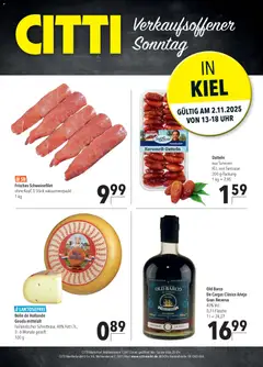 Vorschau CITTI Markt  Sonntags-Angebote in Kiel gültig ab 02.11.2025