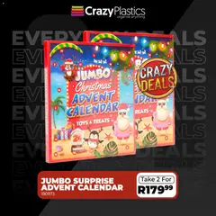Preview Crazy Plastics Surprise Advent Calendar valid from 09/12/2025