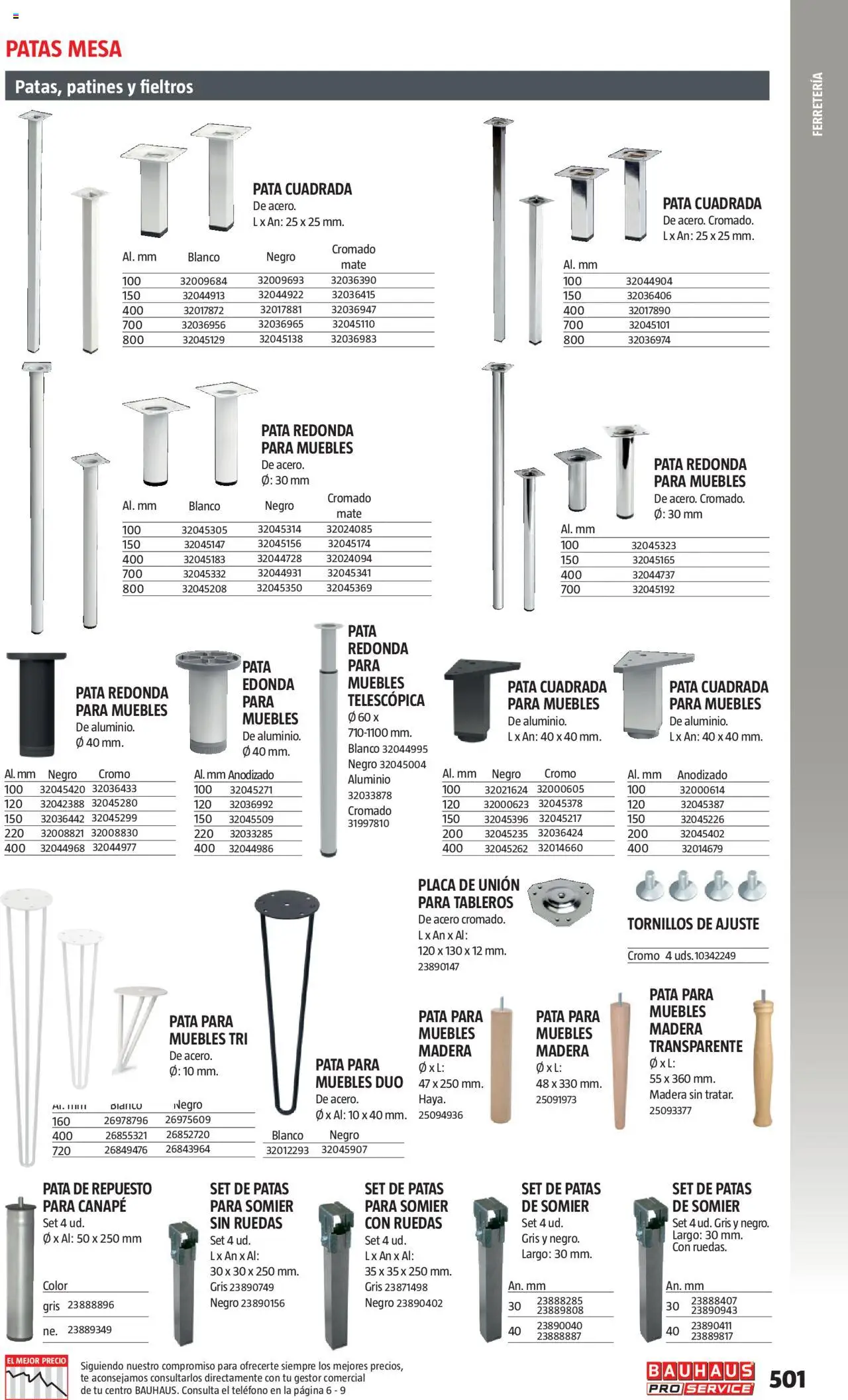 Bauhaus - ProService  - Página de 501 - Válido desde 24/02/2025