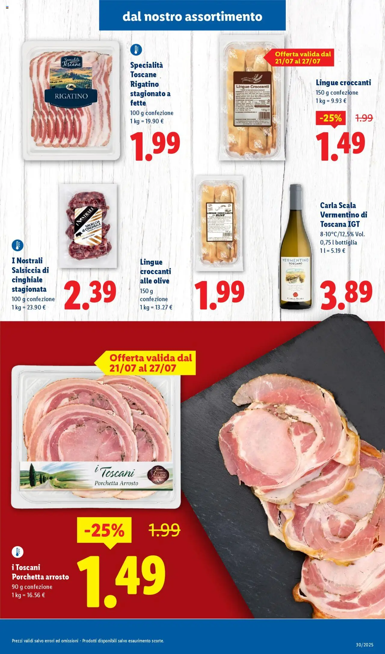 Lidl Toscana catalogo - pagina 3 - valido dal 21/07/2025