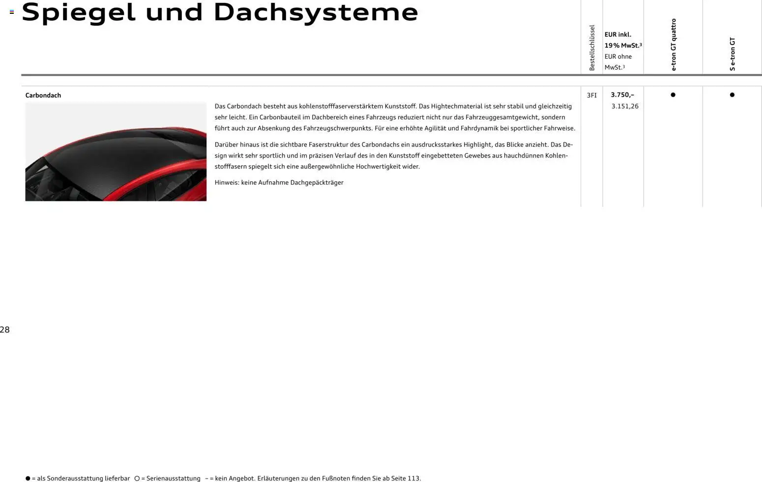 Audi e-tron GT - Seite 28 - gültig ab 28.10.2025