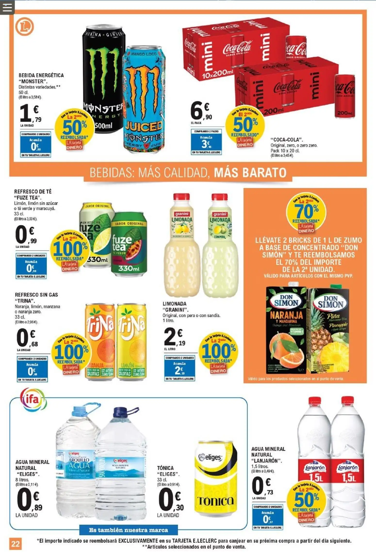 E.Leclerc folleto - Página de 22 - Válido desde 22/04/2026