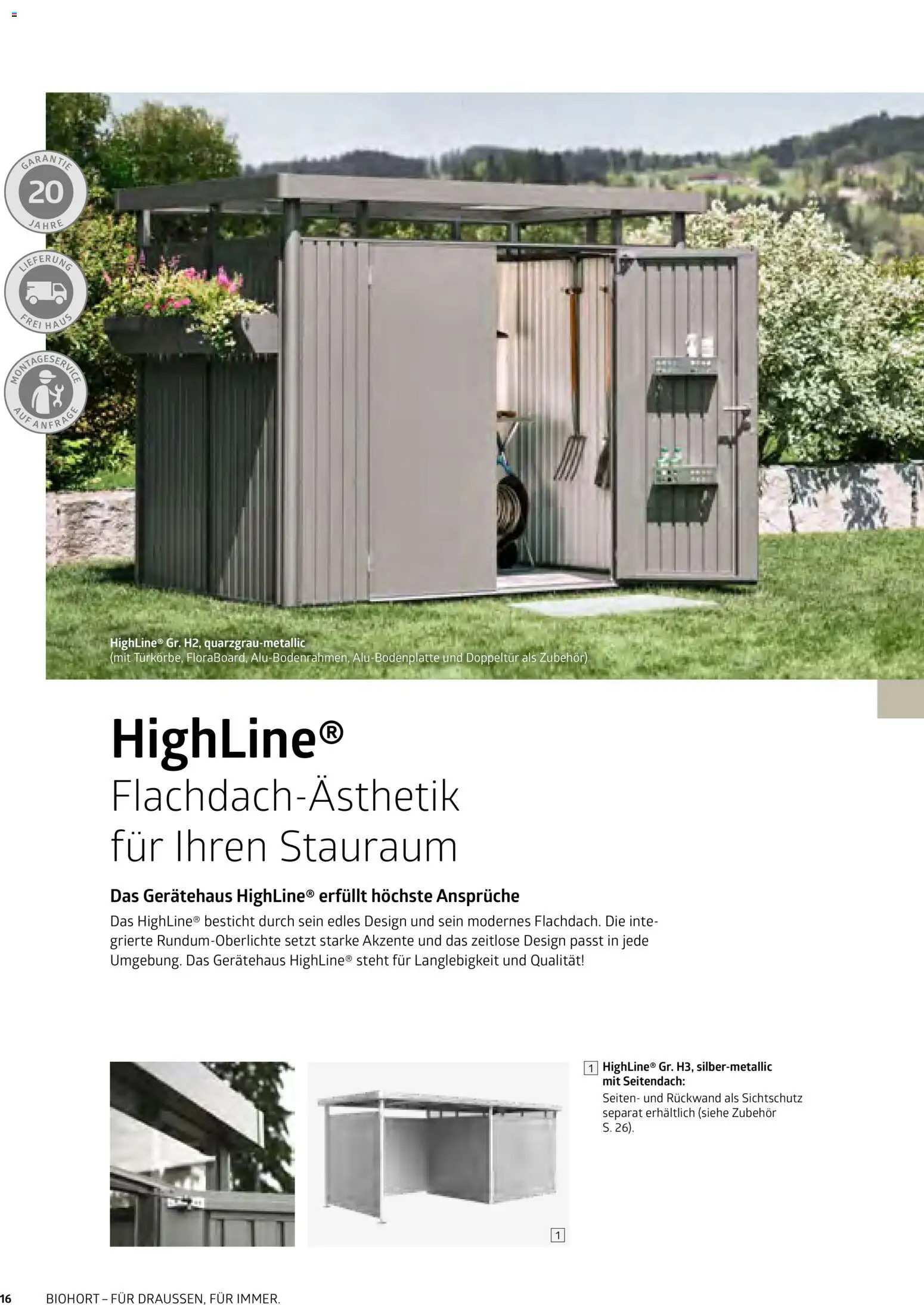 Dehner Biohort – Metall für Garten & Terrasse - Seite 16 - gültig ab 01.01.2026