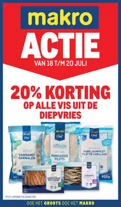 Makro - Actie vis geldig vanaf 18-07-2025