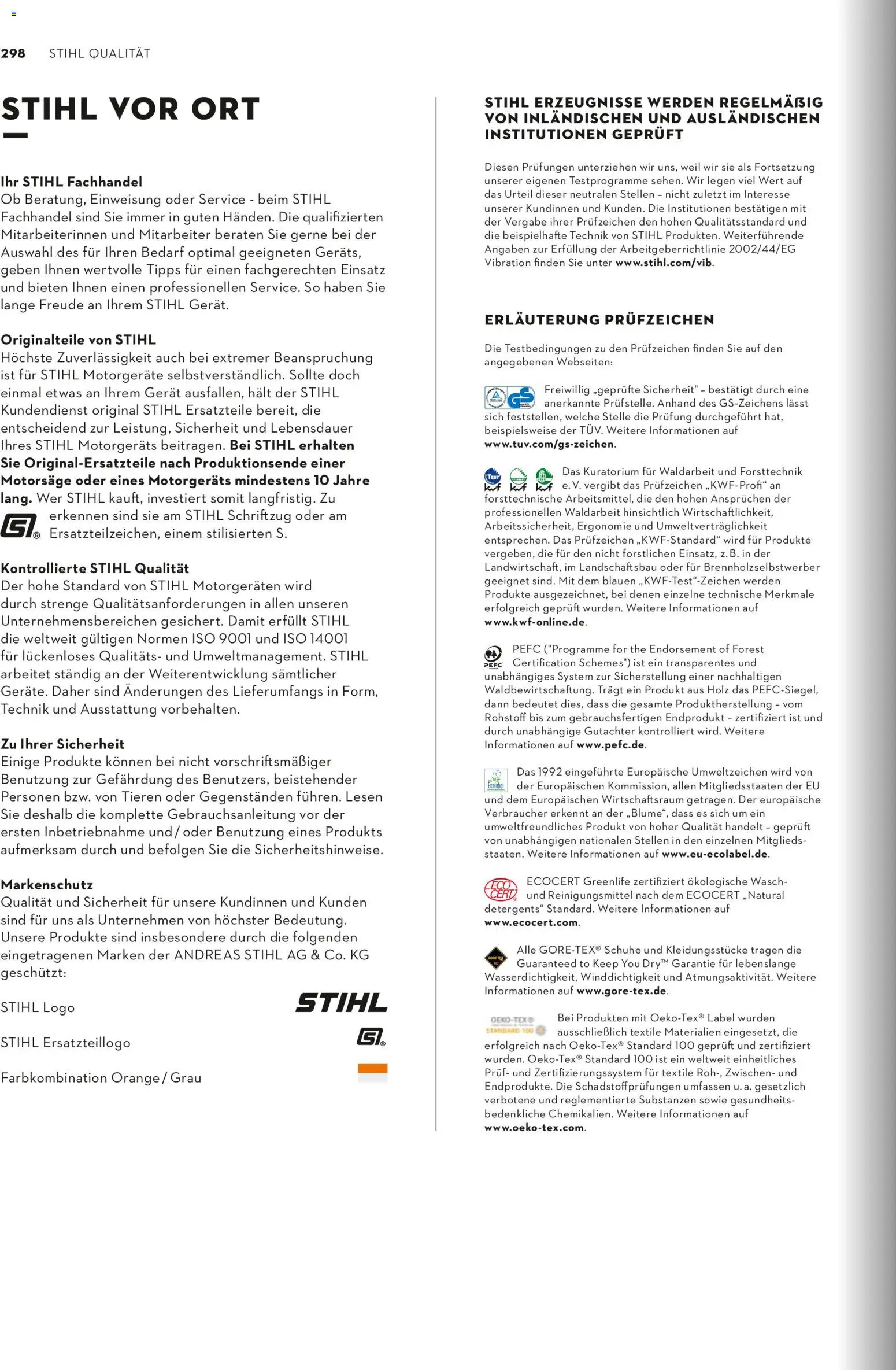 STIHL Katalog - Seite 298 - gültig ab 01.01.2026