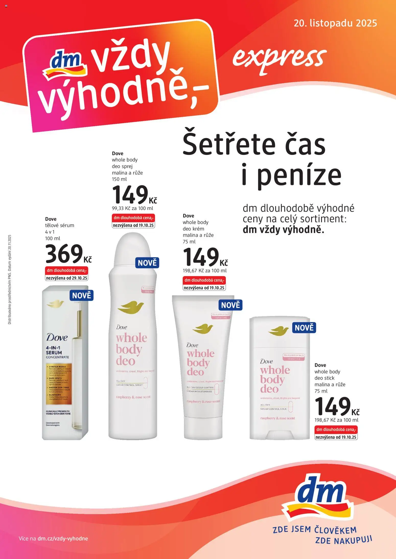 dm drogerie leták - Express - strana 1- platný od 20.11.2025