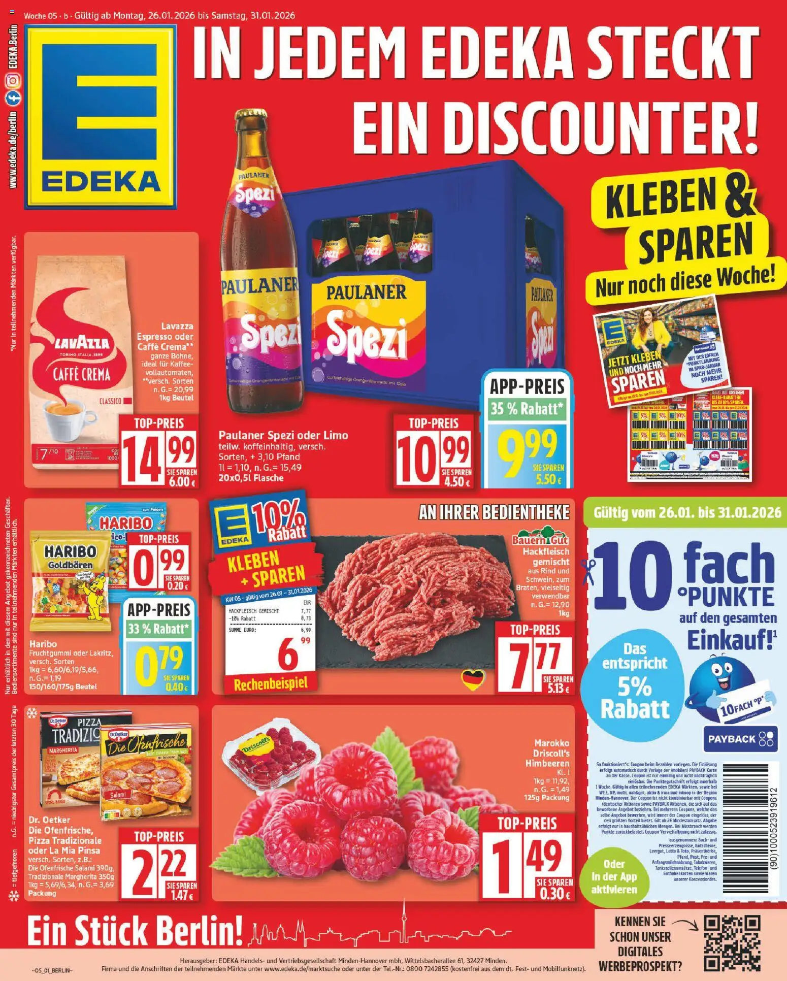 Edeka Prospekt 	 - Seite 1 - gültig ab 26.01.2026