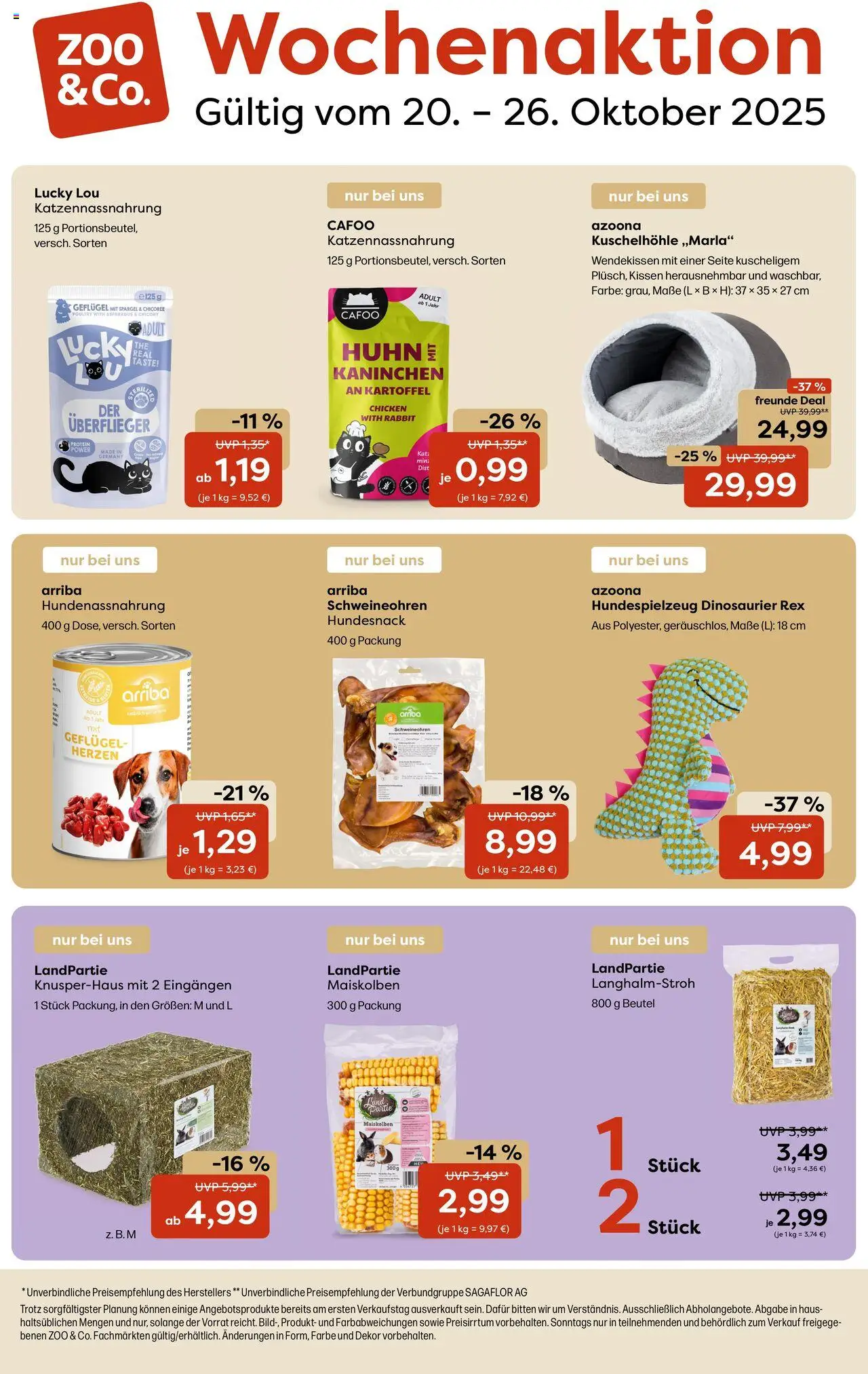 Zoo & co Prospekt 	 - Seite 1 - gültig ab 20.10.2025