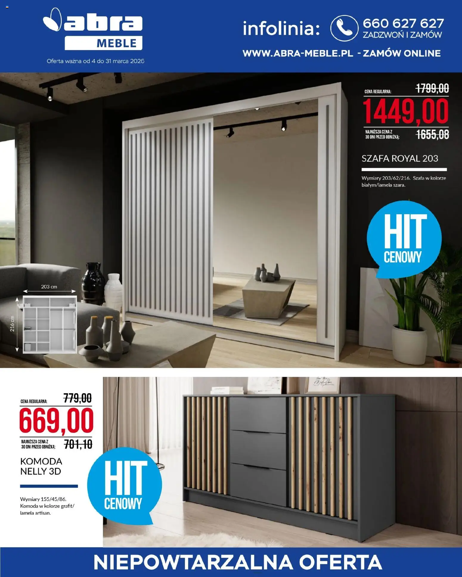 Abra meble gazetka - strona 1- ważny od 04.03.2026