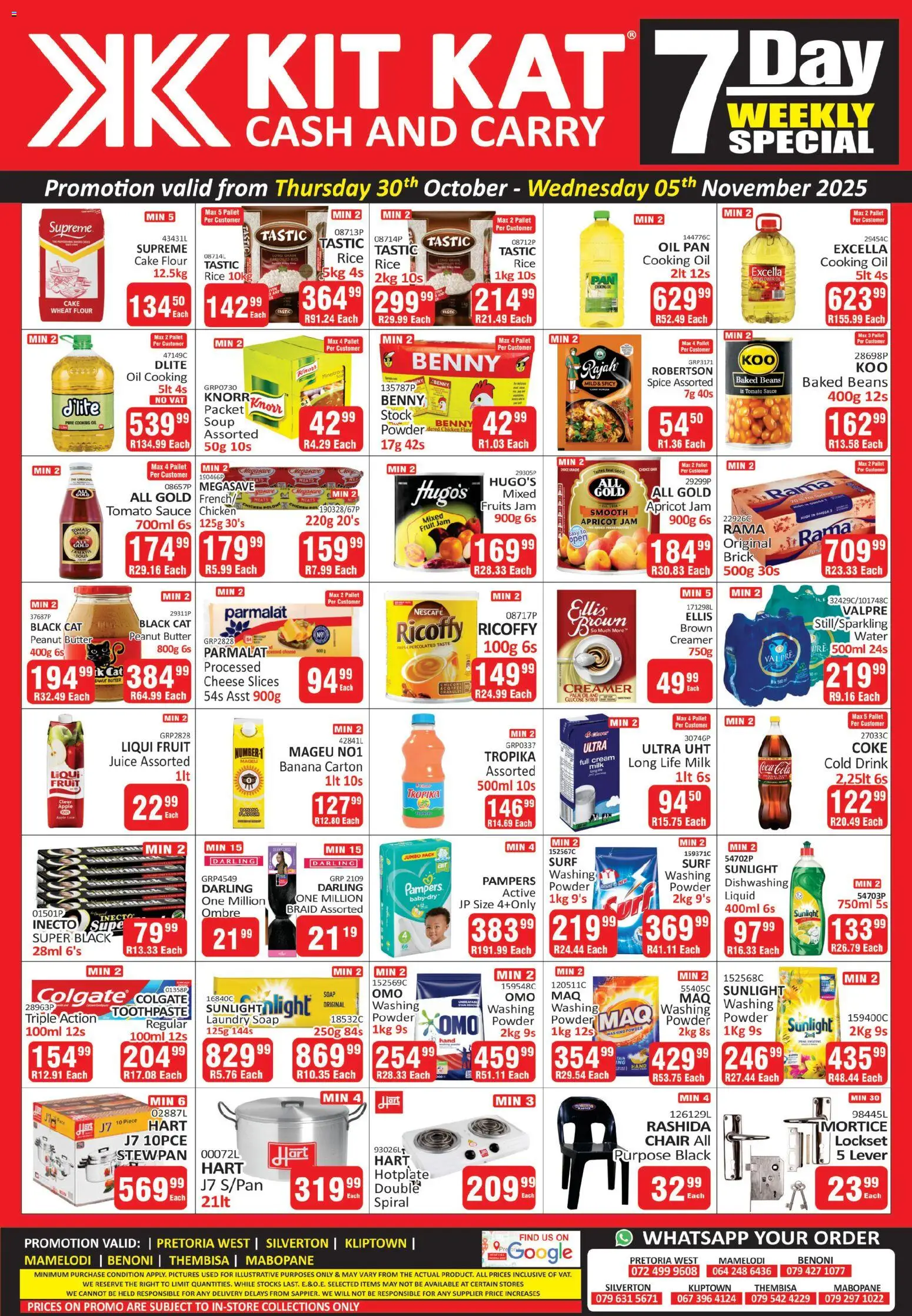 KIT KAT Cash & Carry Specials - page 1- valid from 30/10/2025