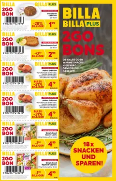 Vorschau Billa 2Go Bons gültig ab 14.08.2025