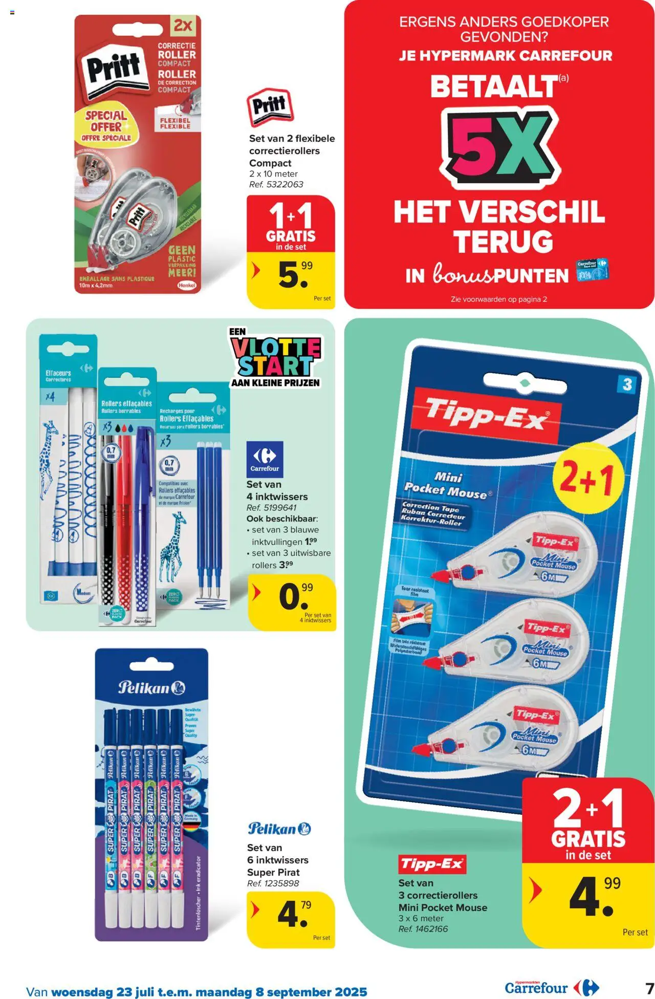 Carrefour - Hypermarkten Back to School - pagina 7- geldig vanaf 23/07/2025