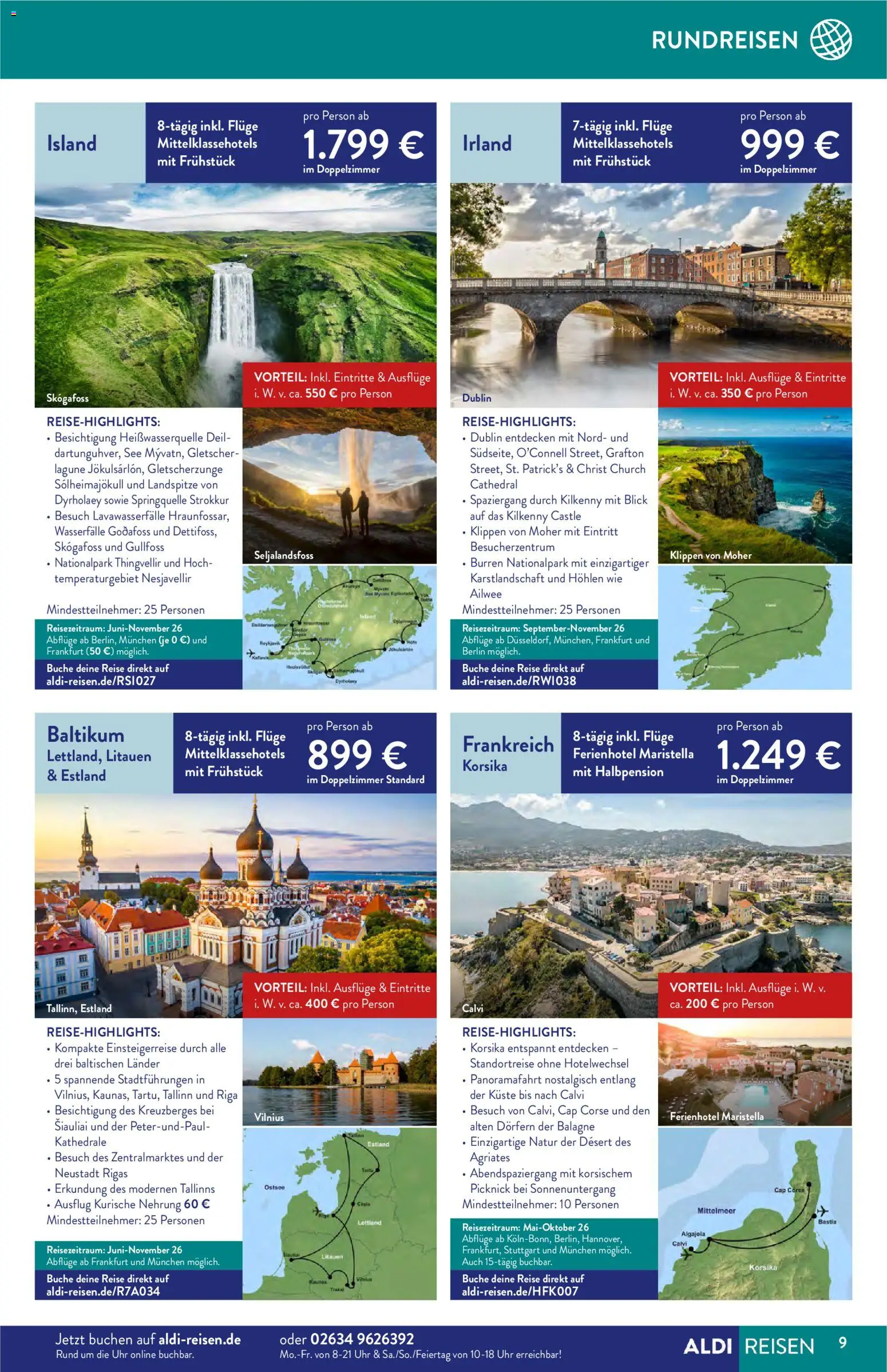 Aldi Reisen Prospekt 	 - Seite 9 - gültig ab 01.04.2026