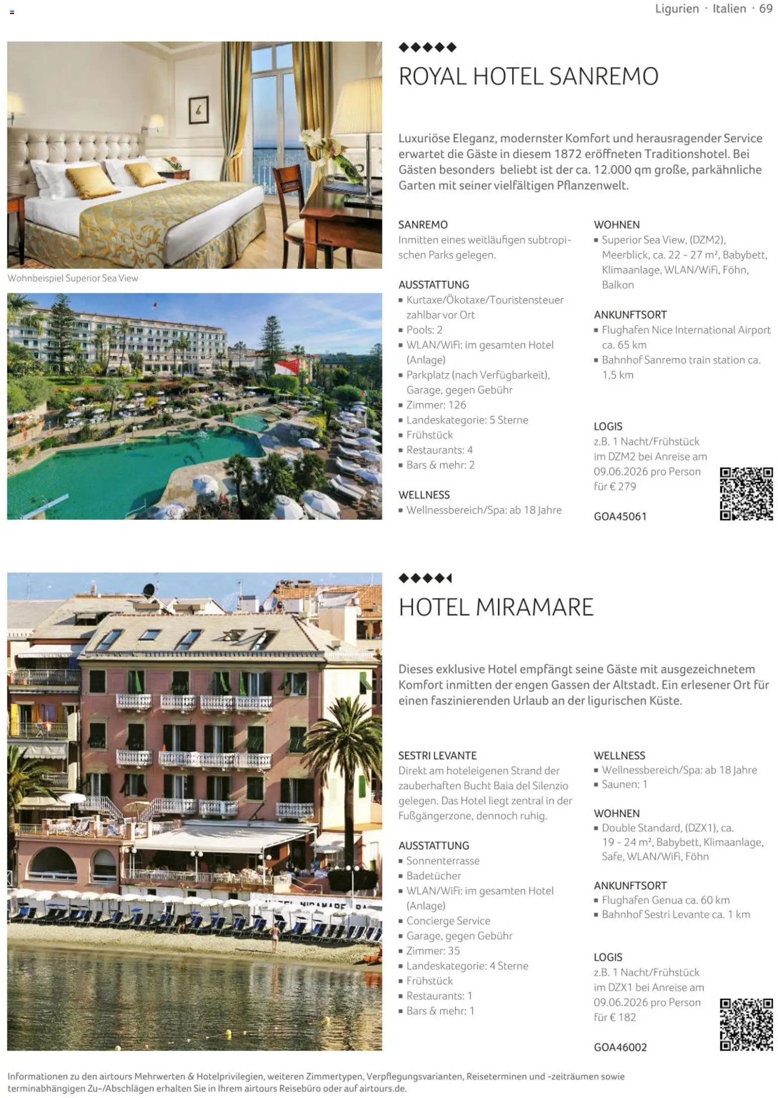 TUI airtours Katalog  Europareisen 2025/26 - Seite 69 - gültig ab 01.11.2025