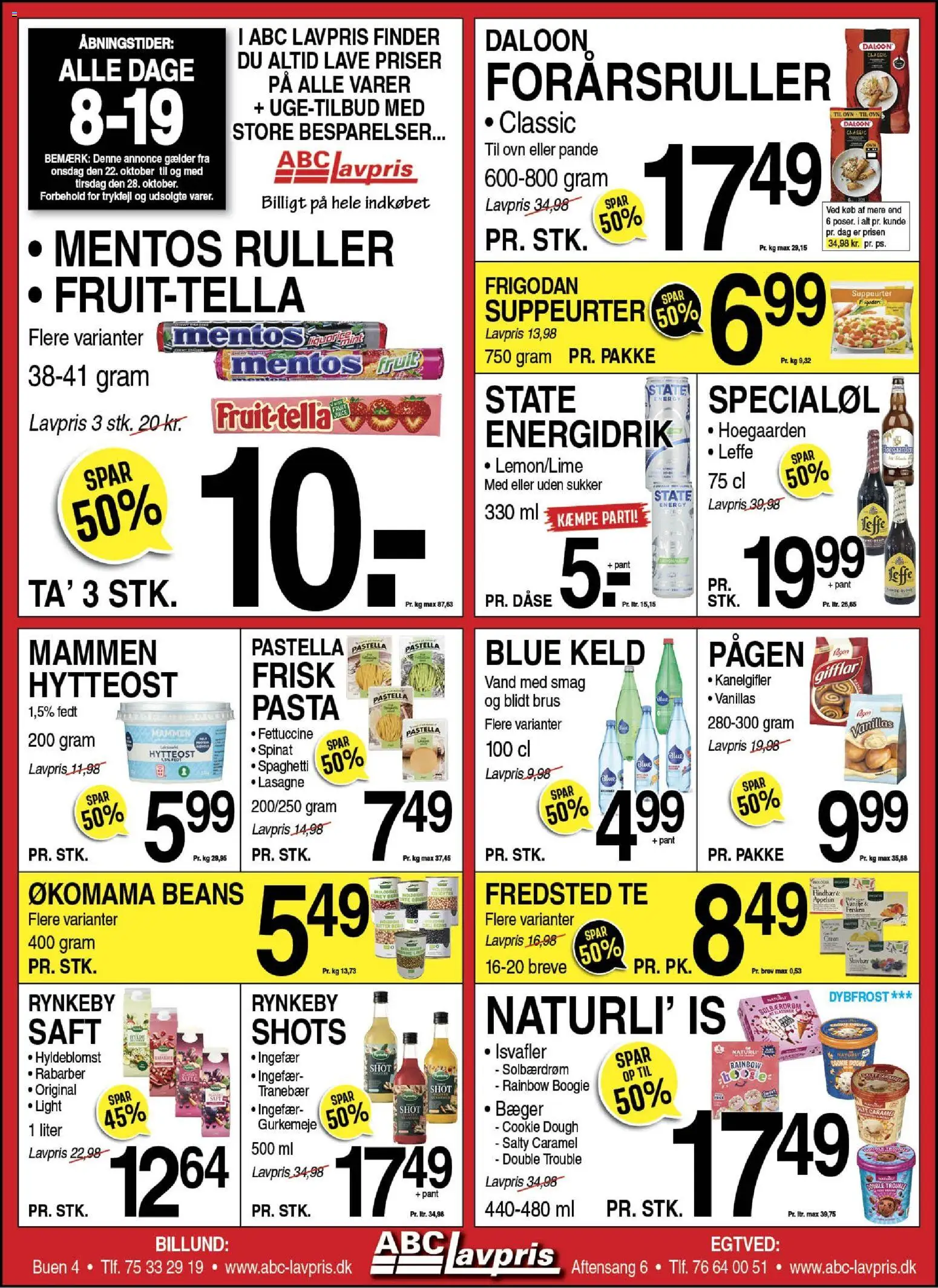 Abc Lavpris - Tilbudsavis - side 1- gyldig fra 22/10/2025
