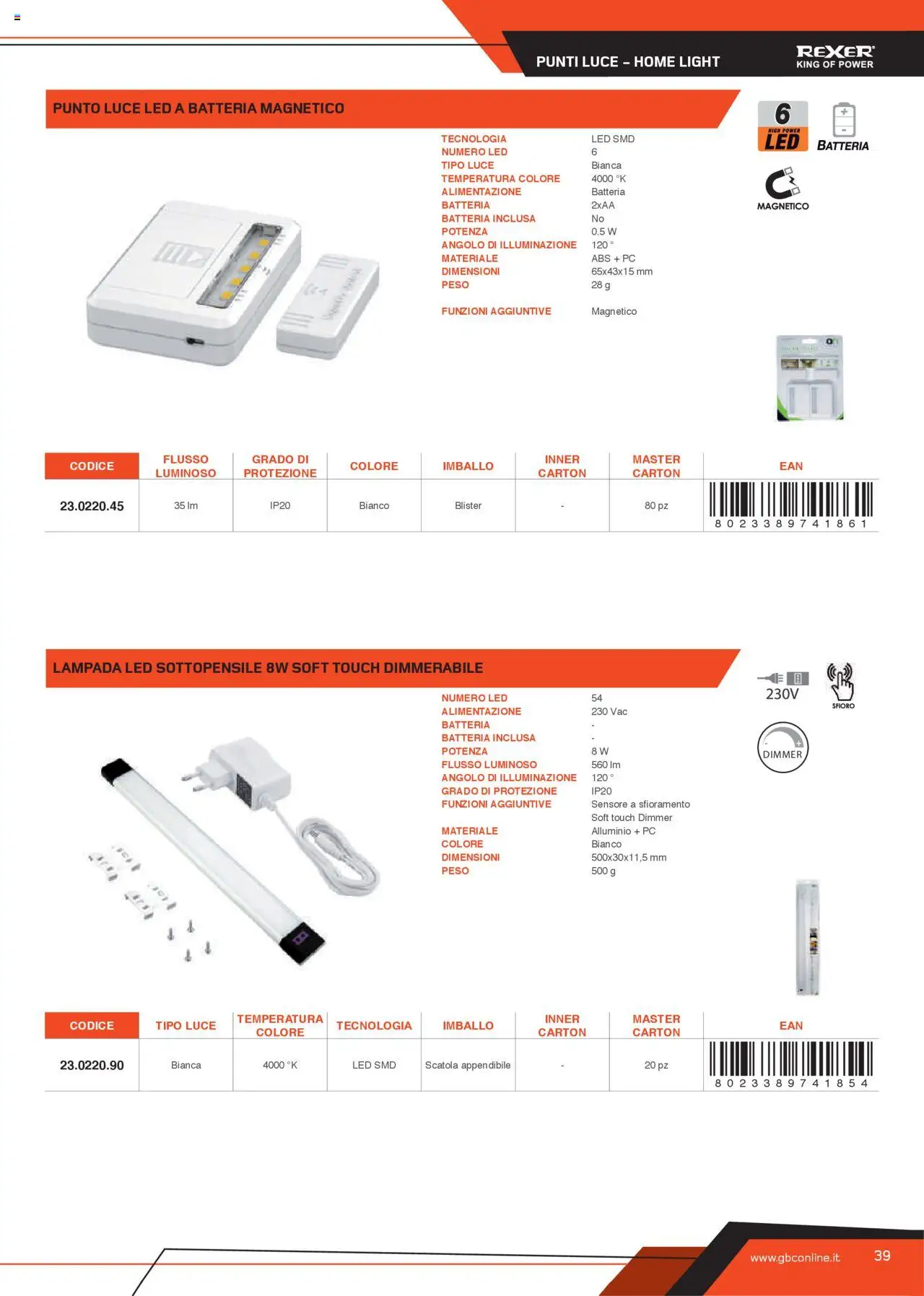 GBC Torce catalogo - pagina 39 - valido dal 31/05/2025
