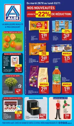 Aperçu Aldi catalogue semaine 44 valable à partir du 28/10/2025
