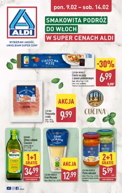 Podgląd Aldi Gazetka - Smakowita podróż do Włoch ważny od 09.02.2026
