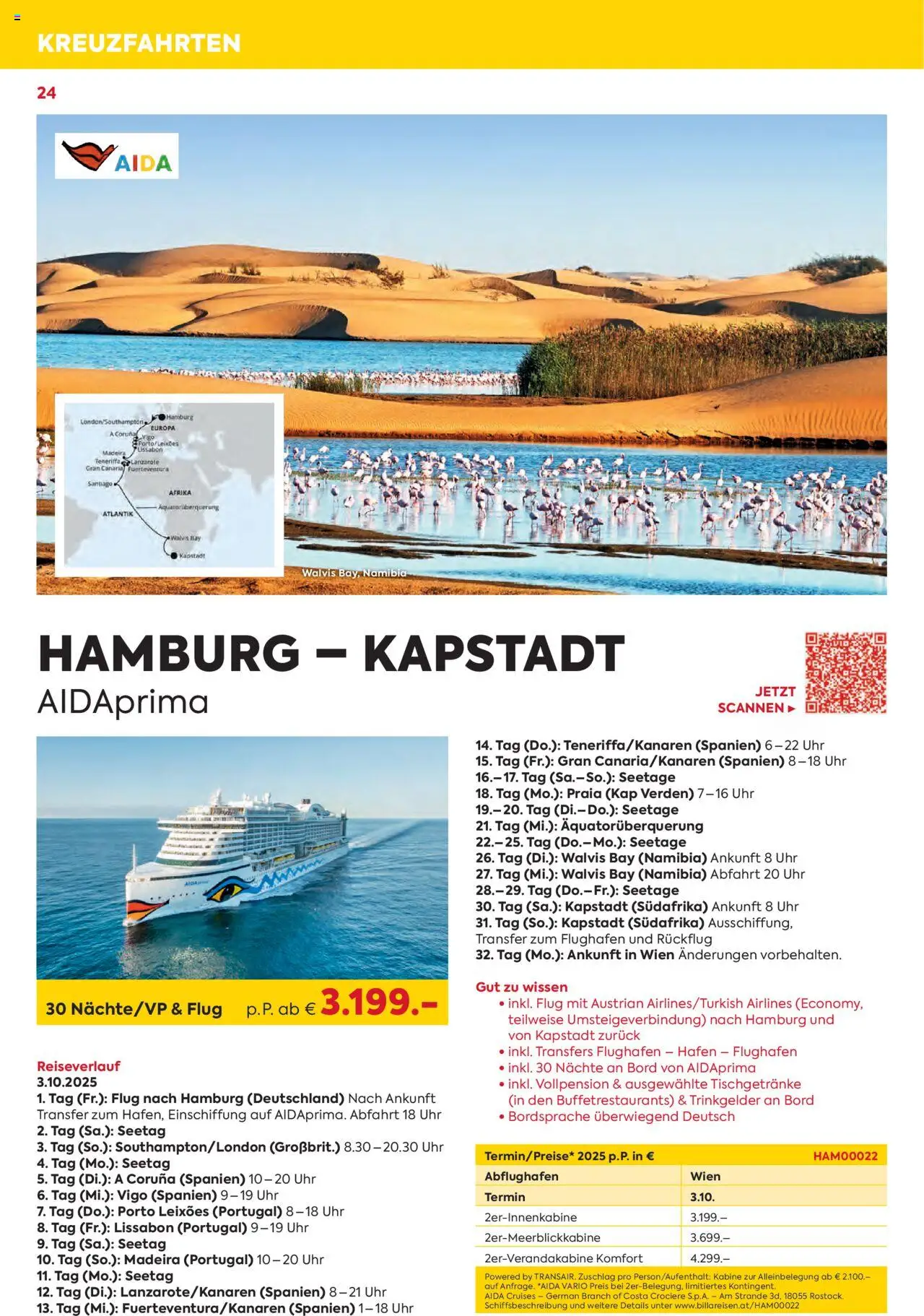Billa Kreuzfahrten Rundreisen Erlebnisreisenb3/4 2025 - page 24- valid from 03.06.2025
