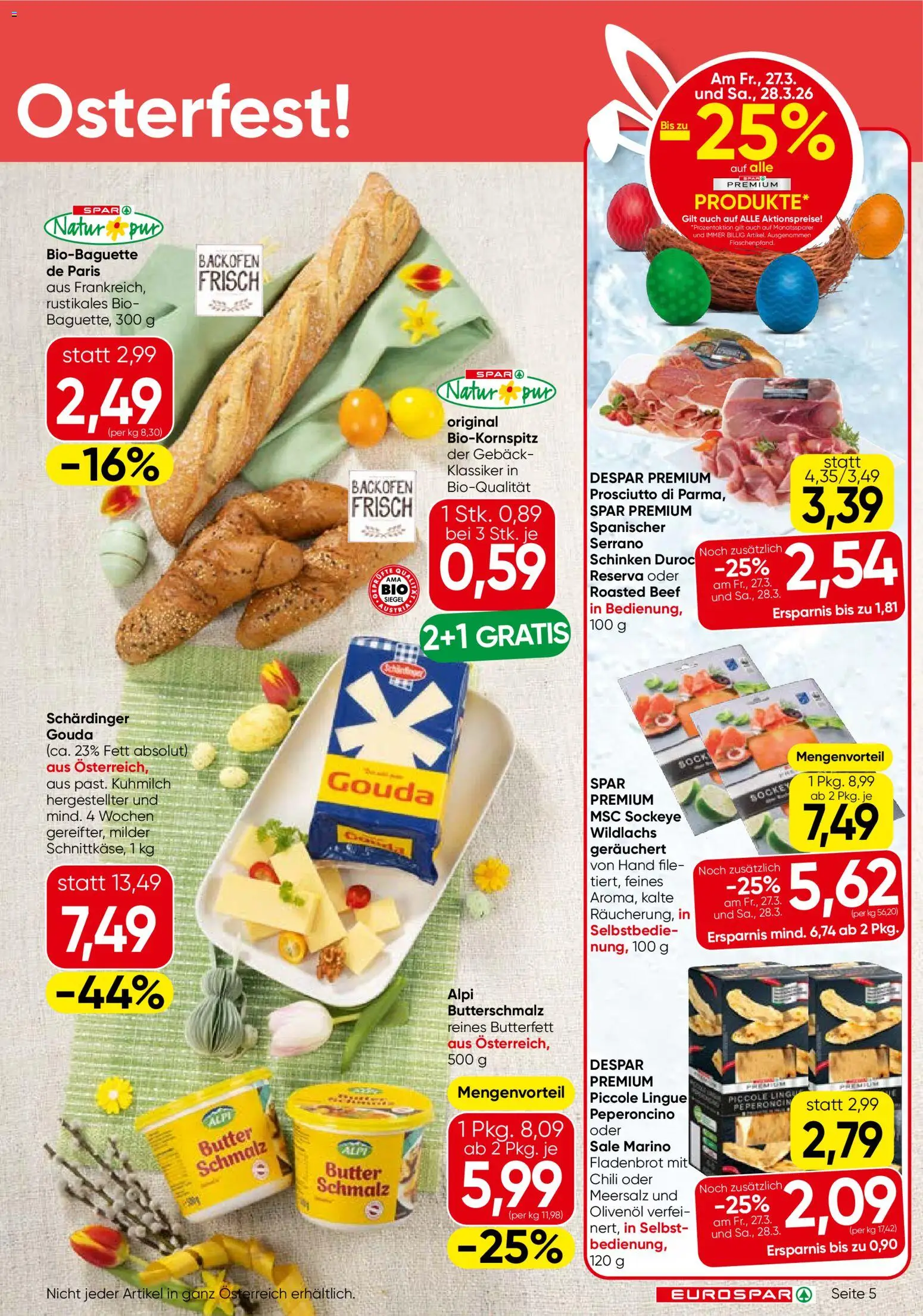 Eurospar Flugblatt - page 5- valid from 26.03.2026