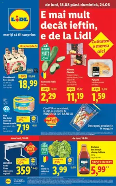 Catalog Lidl valabil de la 18.08.2025