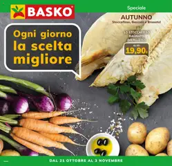 Anteprima Basko Autunno catalogo valida dal 21/10/2025