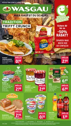 Vorschau Wasgau Prospekt 	 gültig ab 09.03.2026