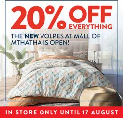 Preview Volpes Store Opening Sale valid from 14/08/2025