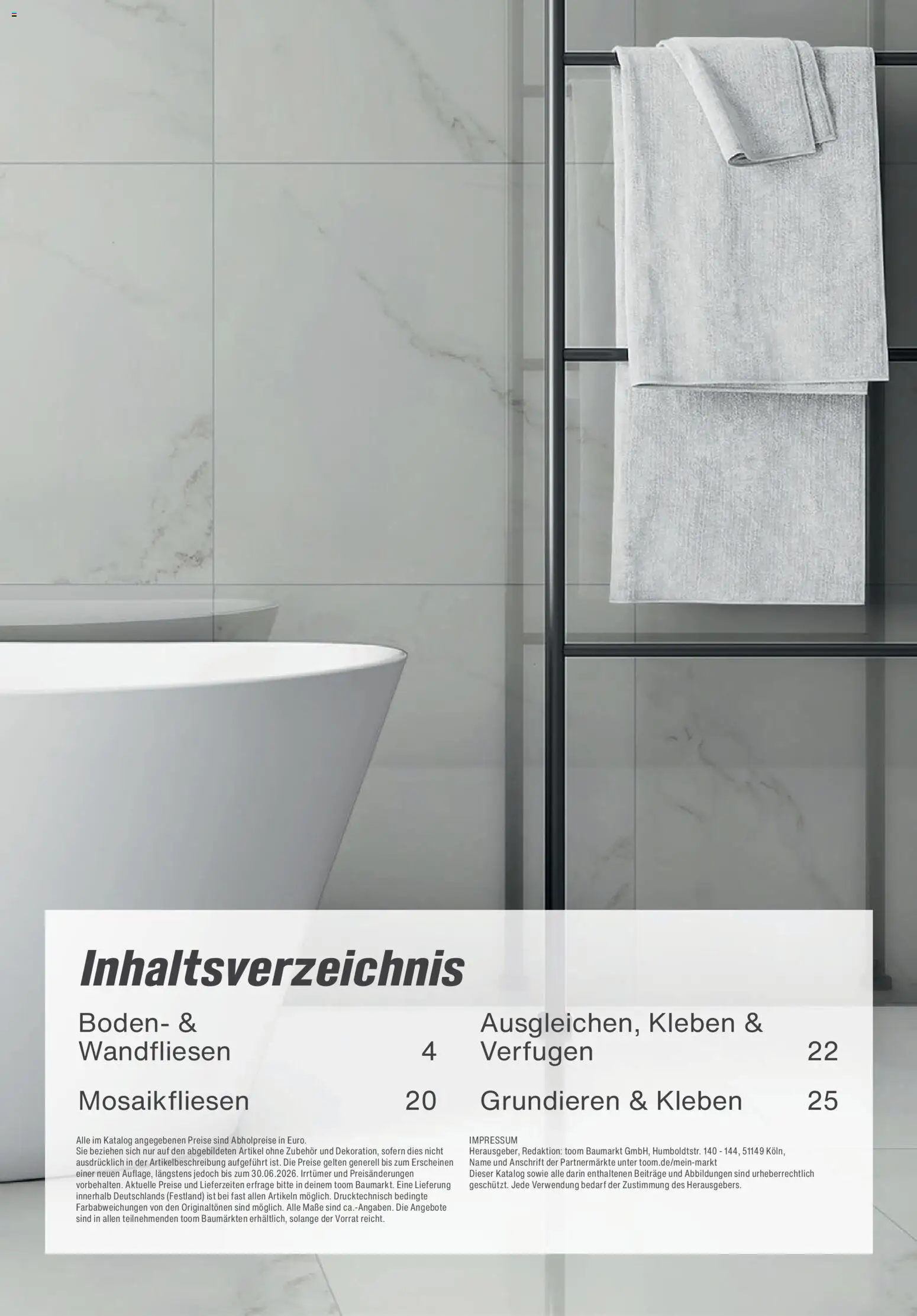 Toom Baumarkt Fliesen & Zubehör 2026 - Seite 3 - gültig ab 01.01.2026