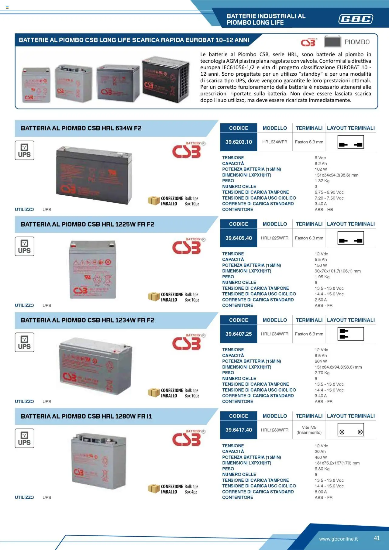 Volantino Batteries & Power GBC	 - pagina 41 - valido dal 12/04/2025