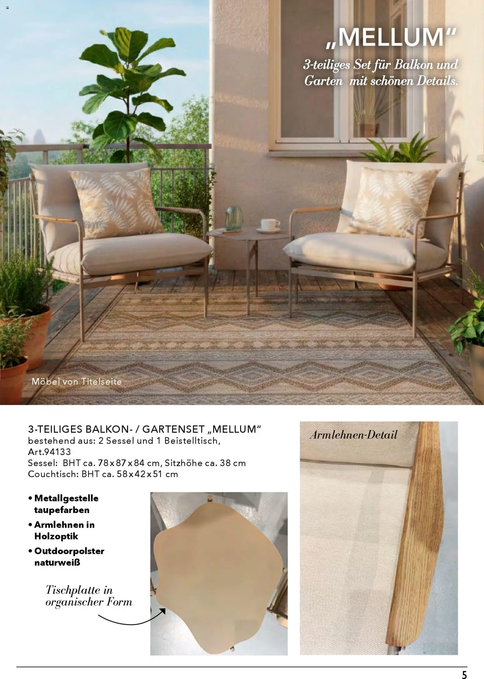 Rahaus Prospekt Gartenmöbel	 - Seite 5 - gültig ab 26.02.2026