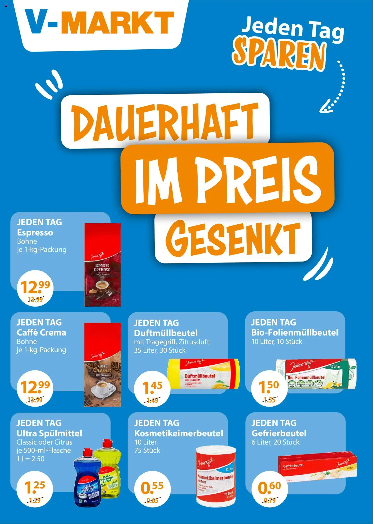 V-Markt - Dauerniedrigpreissenkung - Seite 1 - gültig ab 01.11.2025