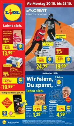 Vorschau Lidl - Prospekt gültig ab 20.10.2025