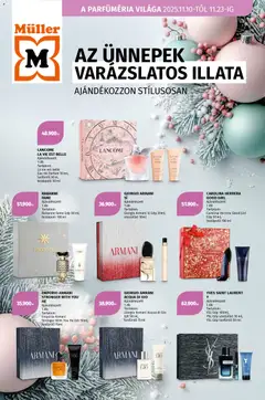 Előnézet Müller - A parfüméria világa érvényes 2025.11.10.-tól